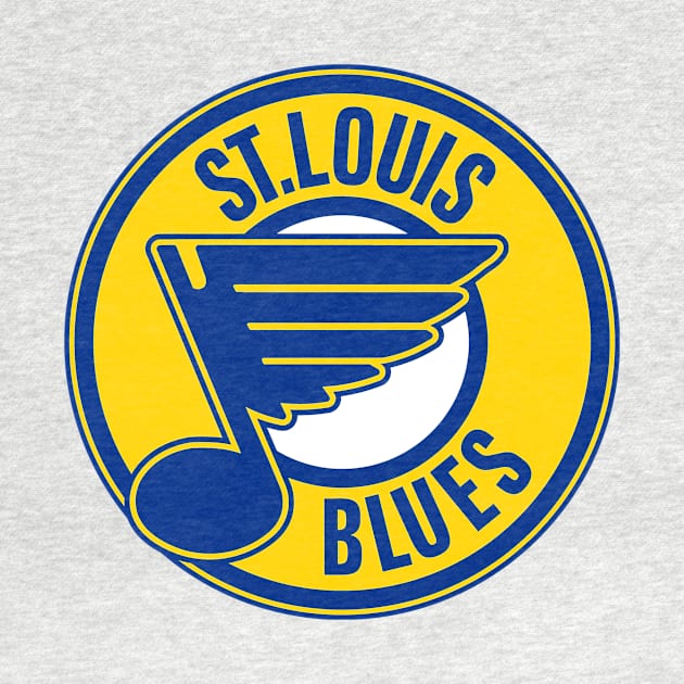 Retro St Louis Blues by Jedistudios 